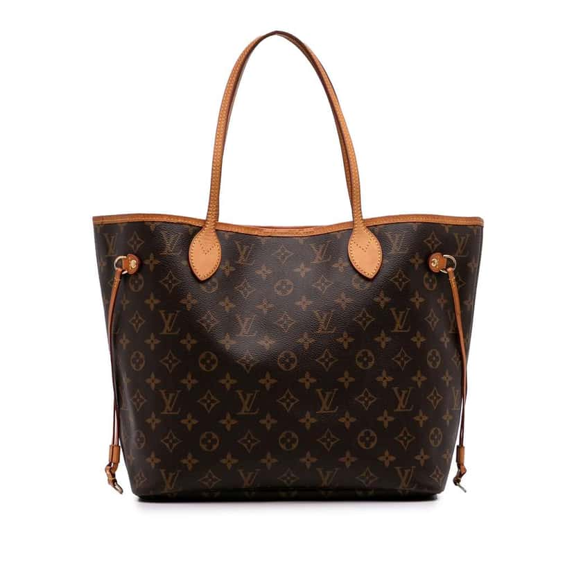 Louis Vuitton Monogram Neverfull MM Brown Good condition - Front View