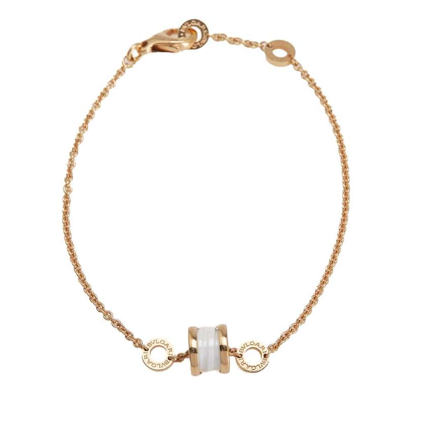 Bvlgari 18k Yellow Gold and Ceramic B.Zero1 Bracelet Gold Gold Good condition - Front View
