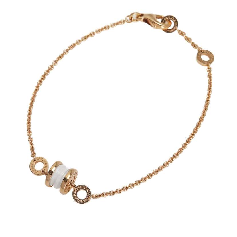 Bvlgari 18k Yellow Gold and Ceramic B.Zero1 Bracelet Gold Gold Good condition - Back View