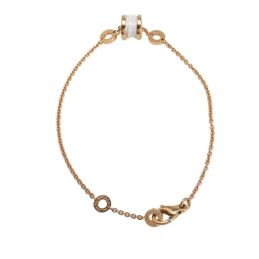 Bvlgari 18k Yellow Gold and Ceramic B.Zero1 Bracelet Gold Gold Good condition - Inside View