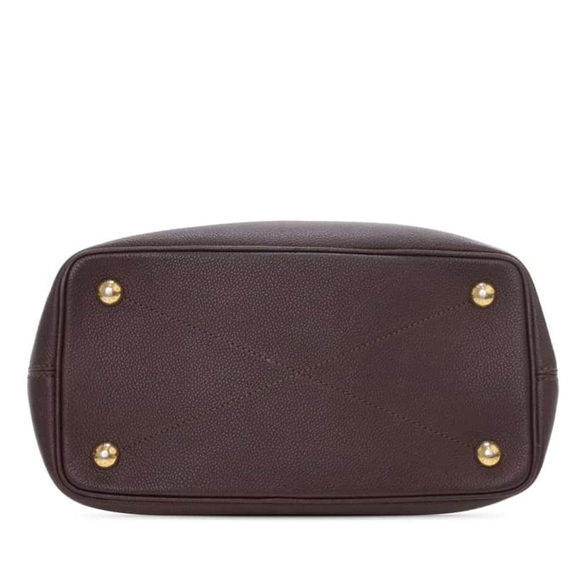 Louis Vuitton Monogram Empreinte Citadine PM Brown Leather Good condition - Inside View