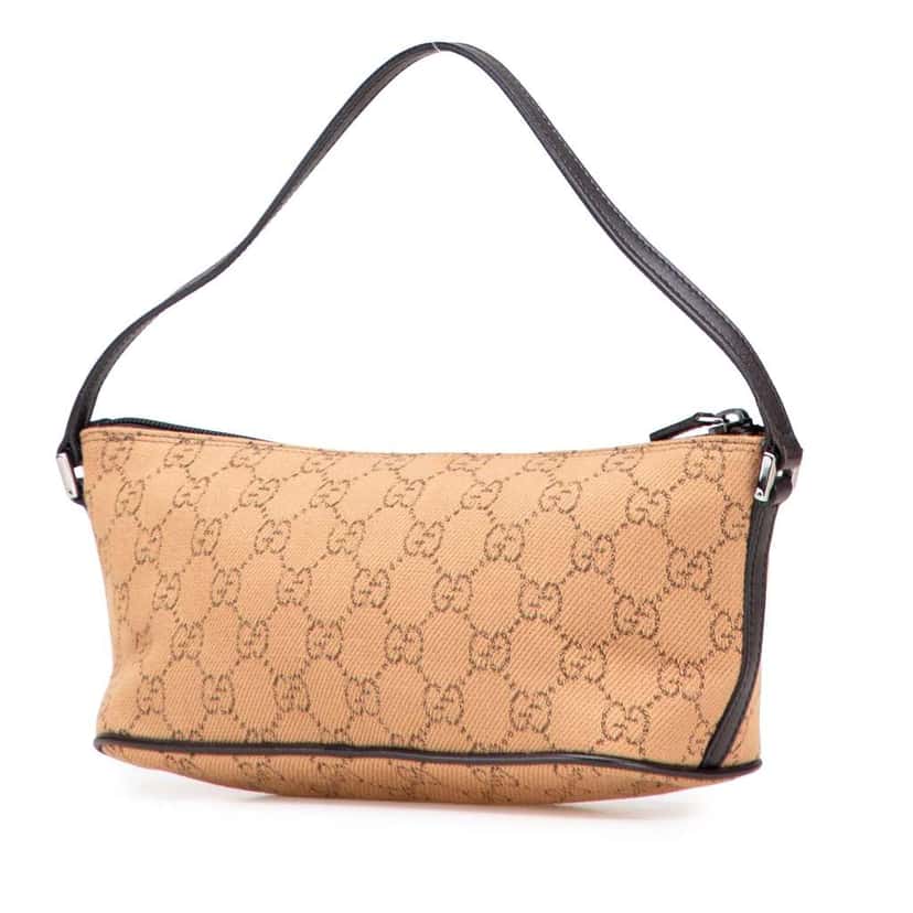 Gucci GG Denim Boat Brown Denim Good condition - Back View