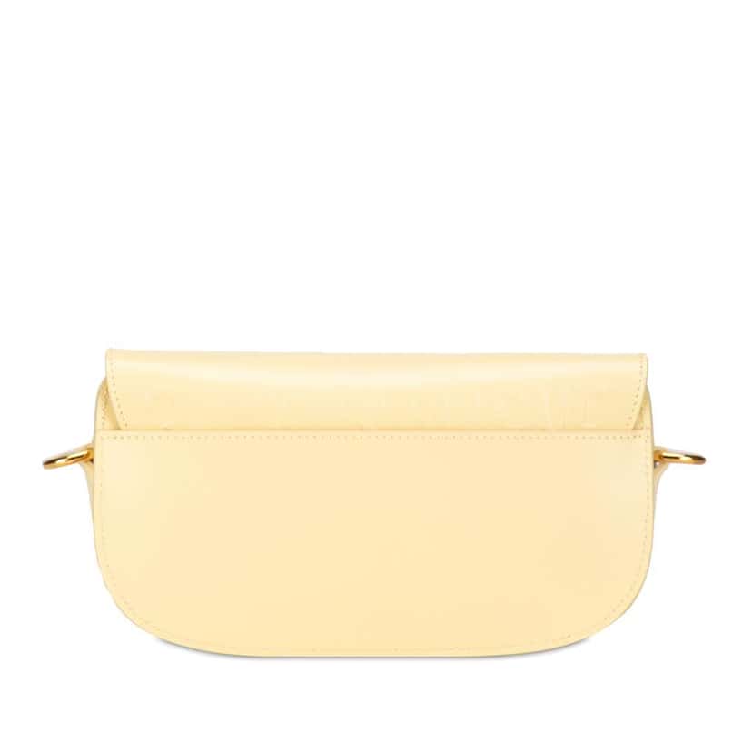 Dior Calfskin Bobby East West Crossbody Yellow Leather Good condition - Inside View