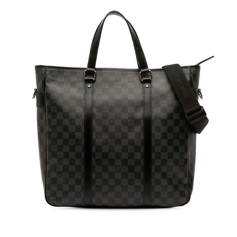 Louis Vuitton Damier Graphite Tadao PM Black Good condition - Front View