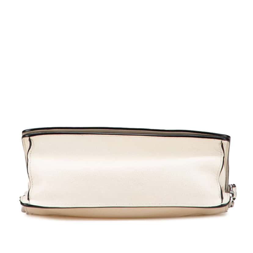Prada Glace Calf Crossbody White Leather Good condition - Inside View