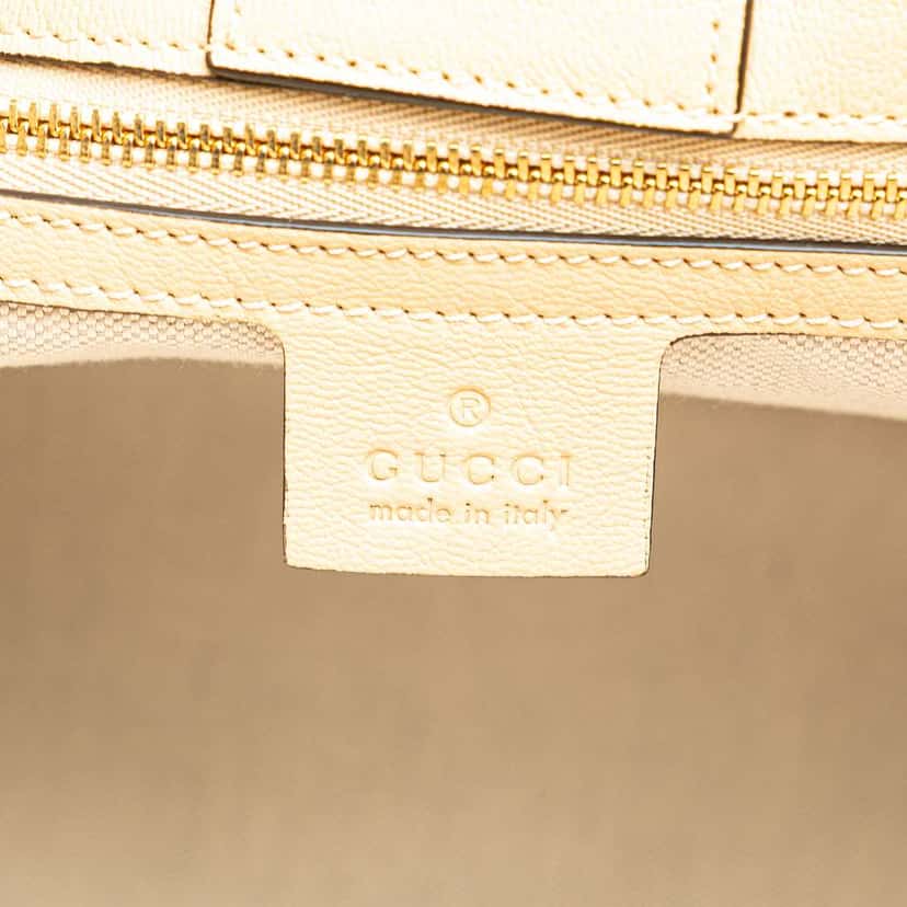 Gucci Medium Leather Horsebit 1955 Tote Brown Leather Good condition - Box View