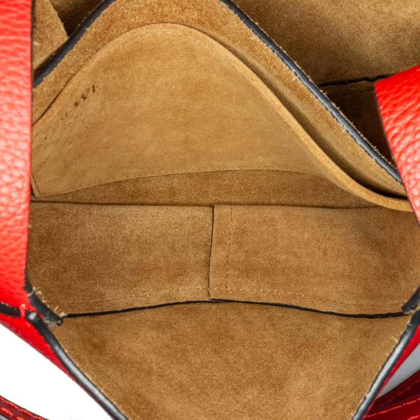 Loewe Small Leather Gate Crossbody Red Leather Good condition - Box View