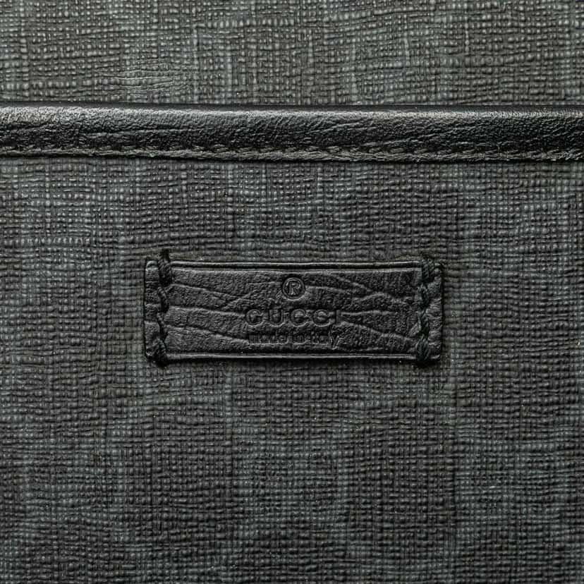 Gucci GG Supreme Crossbody Black Canvas Good condition - Box View