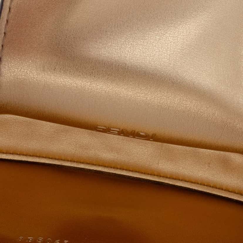 Fendi Mini Leather Cookie Hobo Pink Leather Good condition - Model View