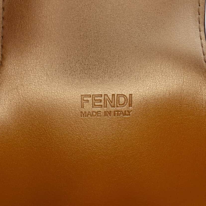 Fendi Mini Leather Cookie Hobo Pink Leather Good condition - Box View