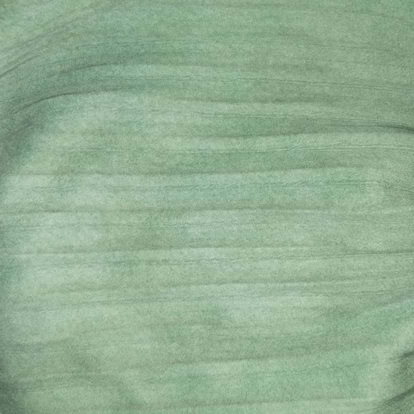 Loewe Pleated Lambskin Bracelet Pouch Green Leather Good condition - Model View