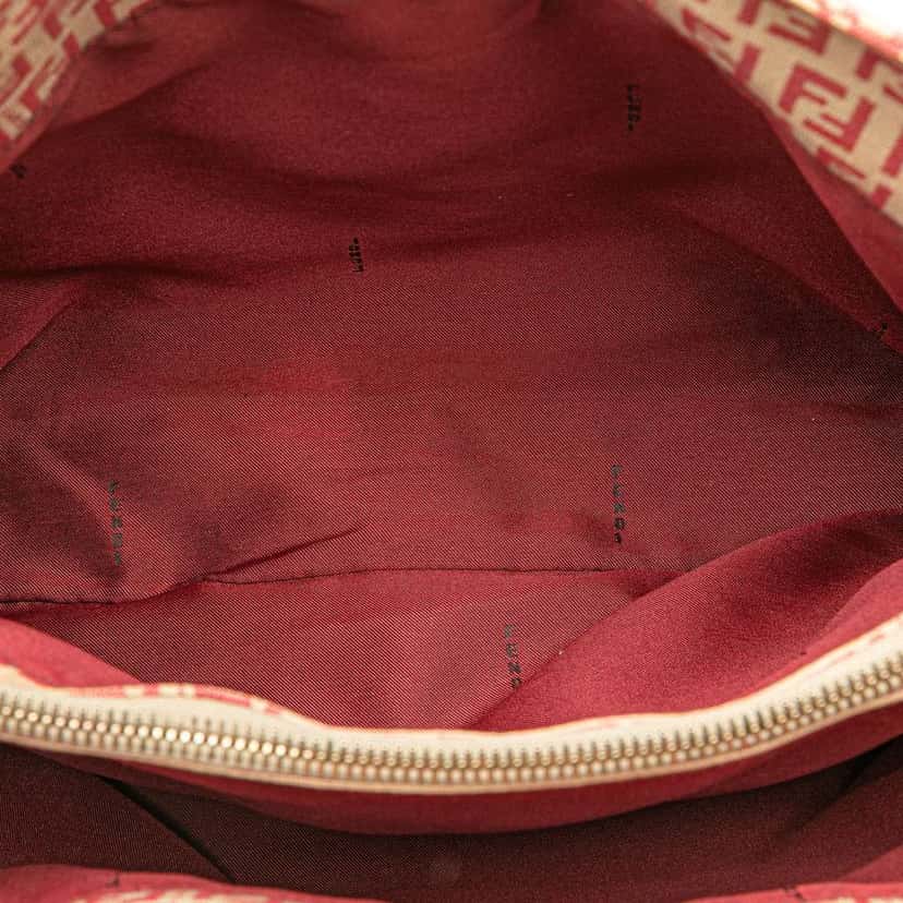 Fendi Zucchino Canvas Tote Brown Canvas Good condition - Box View