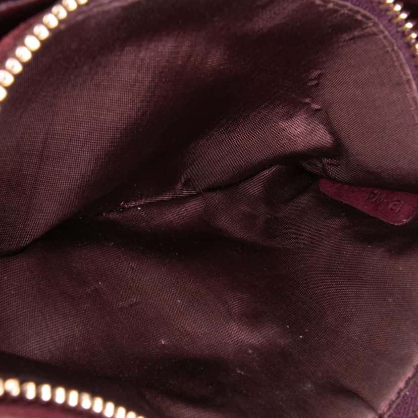 Dior Grained Calfskin Diorama Wallet on Chain Red Leather Good condition - Box View