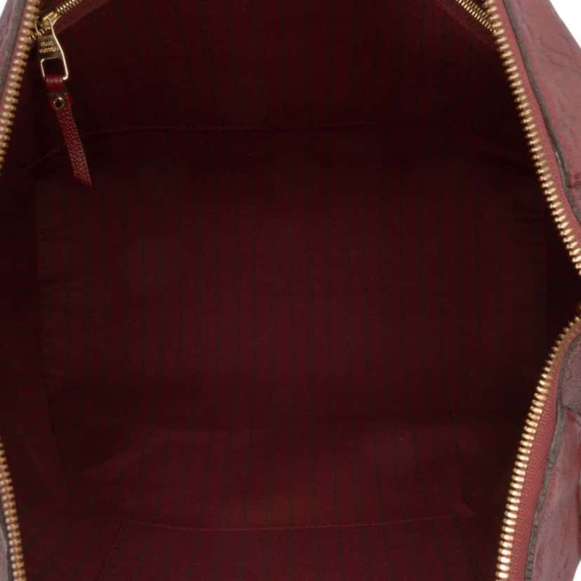Louis Vuitton Monogram Empreinte Lumineuse GM Red Leather Good condition - Model View
