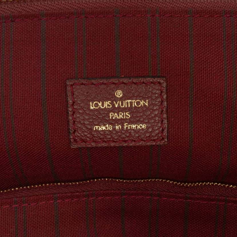 Louis Vuitton Monogram Empreinte Lumineuse GM Red Leather Good condition - Box View