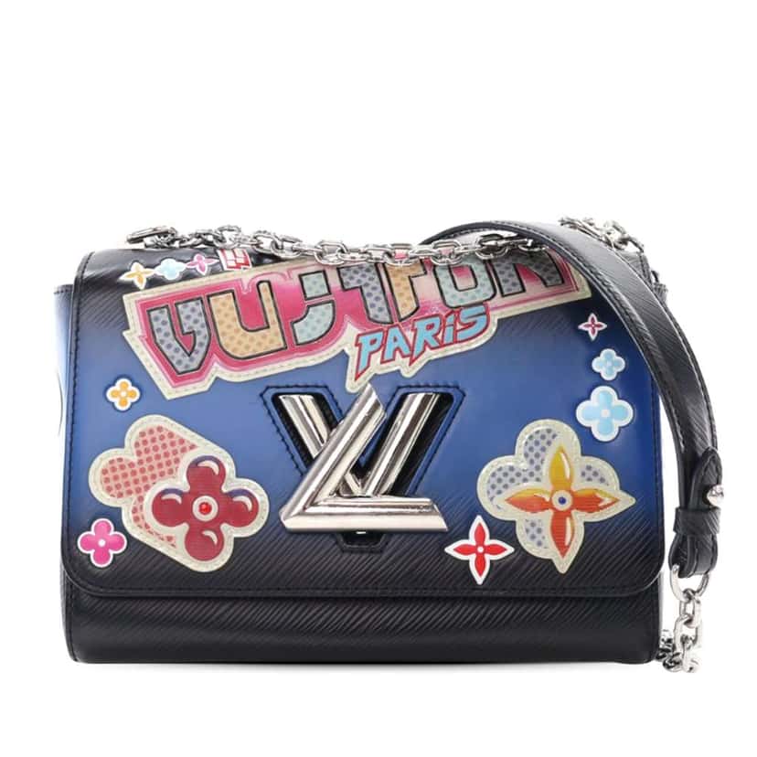 Louis Vuitton Epi Kawaii Blossom Twist MM Black Leather Good condition - Front View