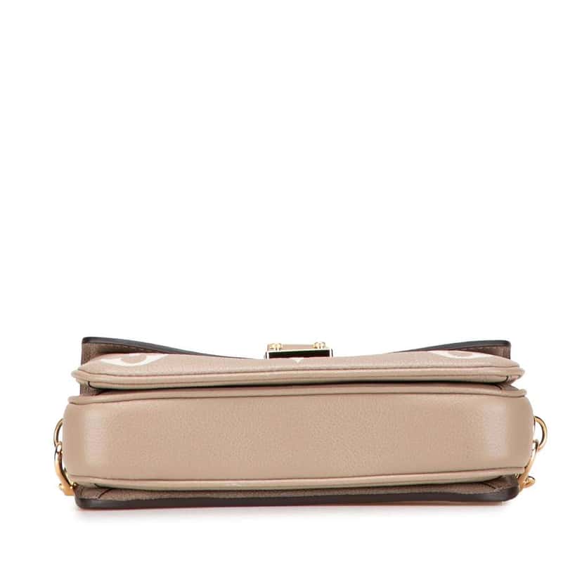 Louis Vuitton Monogram Empreinte Pochette Metis East West Brown Leather Very good condition - Inside View