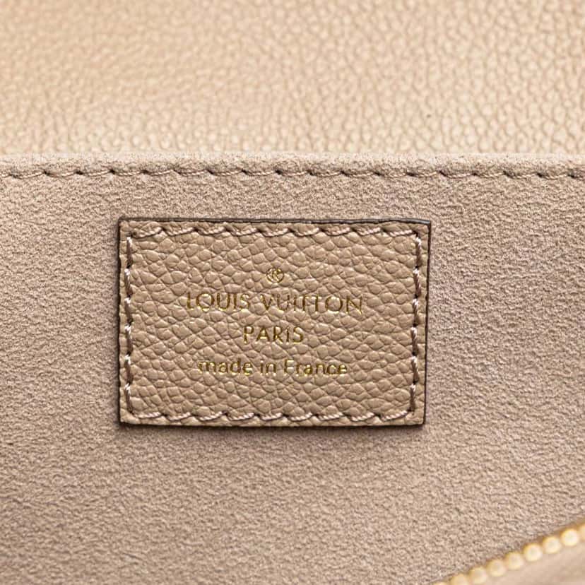 Louis Vuitton Monogram Empreinte Pochette Metis East West Brown Leather Very good condition - Box View