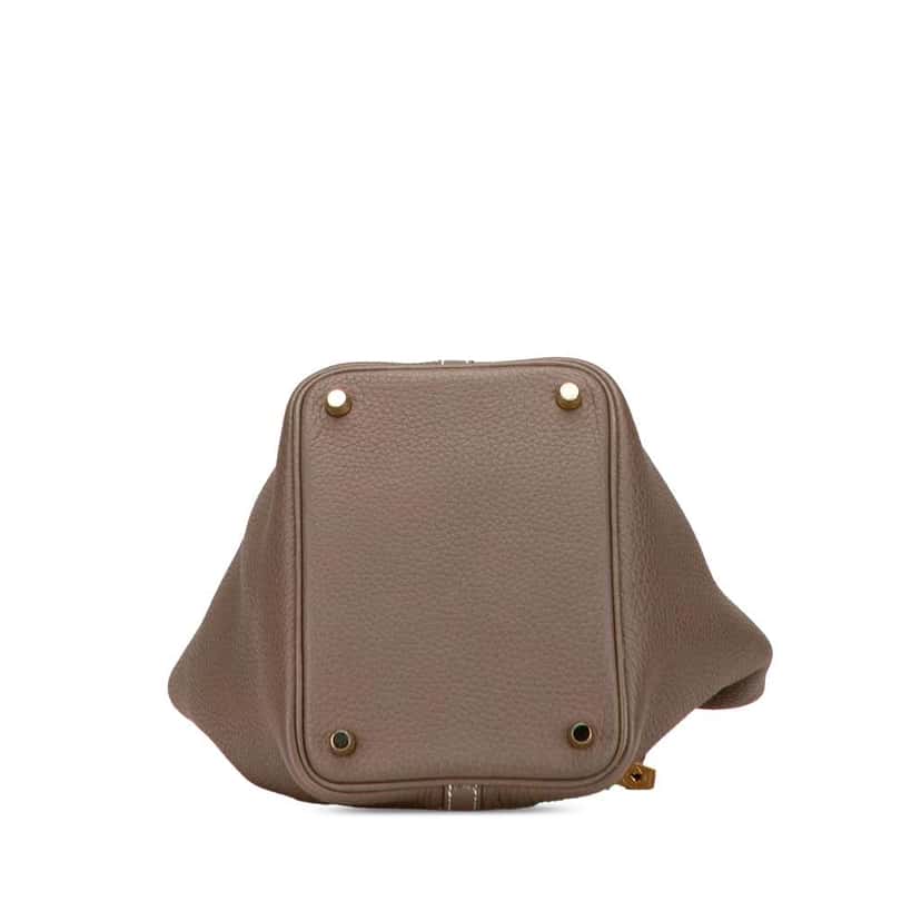 Hermès Clemence Picotin Lock 18 Brown Leather Good condition - Inside View