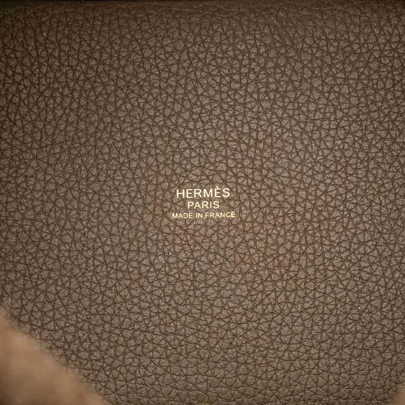 Hermès Clemence Picotin Lock 18 Brown Leather Good condition - Box View