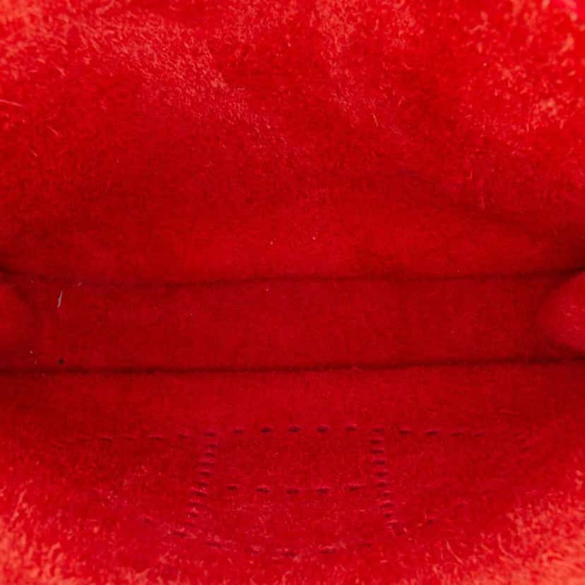 Hermès Clemence Evelyne TPM Red Leather Good condition - Model View