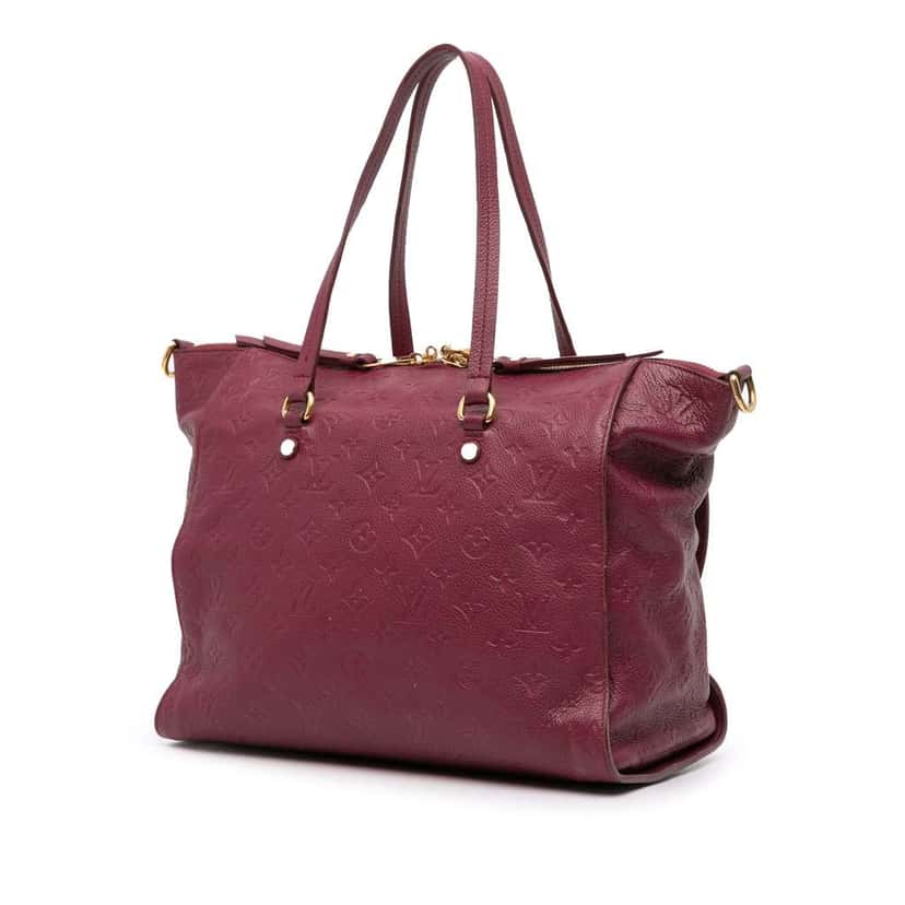 Louis Vuitton Monogram Empreinte Lumineuse PM Red Leather Good condition - Back View