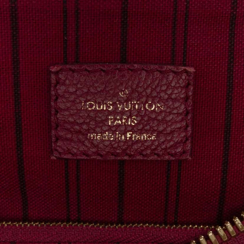 Louis Vuitton Monogram Empreinte Lumineuse PM Red Leather Good condition - Box View