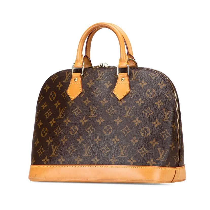 Louis Vuitton Monogram Alma PM Brown Good condition - Back View