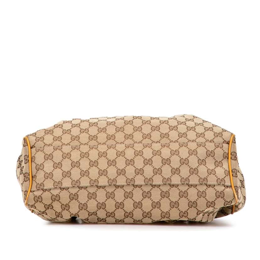 Gucci Medium GG Canvas Sukey Tote Brown Canvas Good condition - Inside View