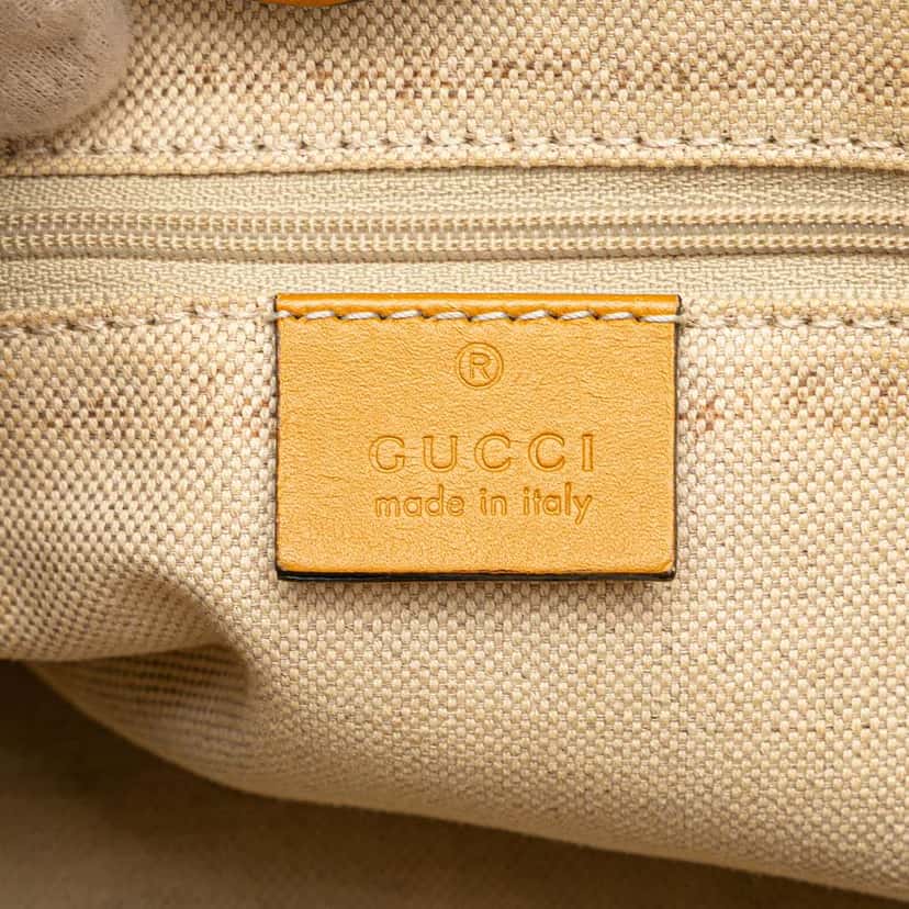 Gucci Medium GG Canvas Sukey Tote Brown Canvas Good condition - Box View