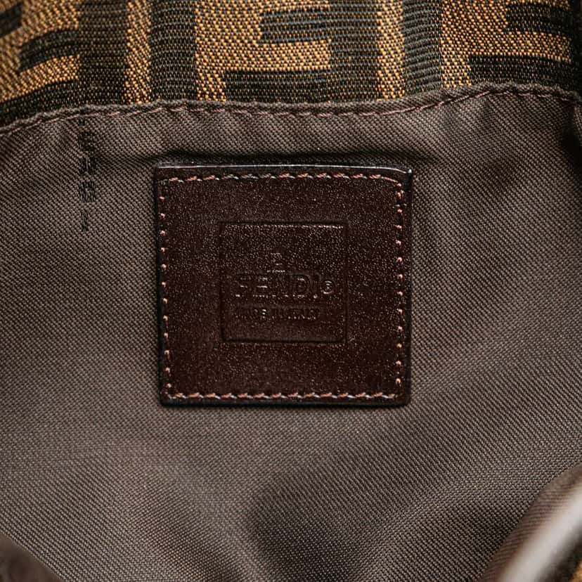 Fendi Zucca Canvas Shoulder Bag Brown Canvas Good condition - Box View