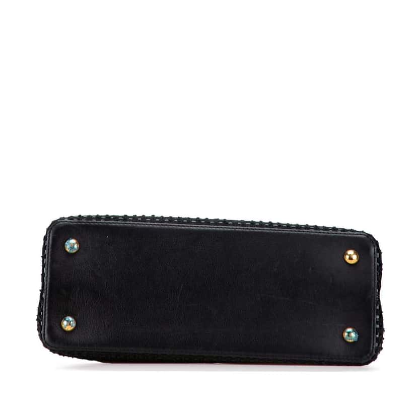 Louis Vuitton Tweed Capucines MM Black Tweed Good condition - Inside View