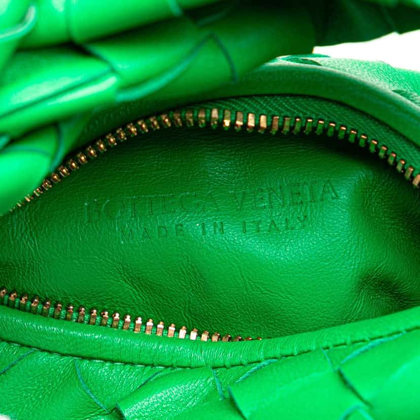 Bottega Veneta Candy Nappa Intrecciato Jodie Green Leather Very good condition - Box View