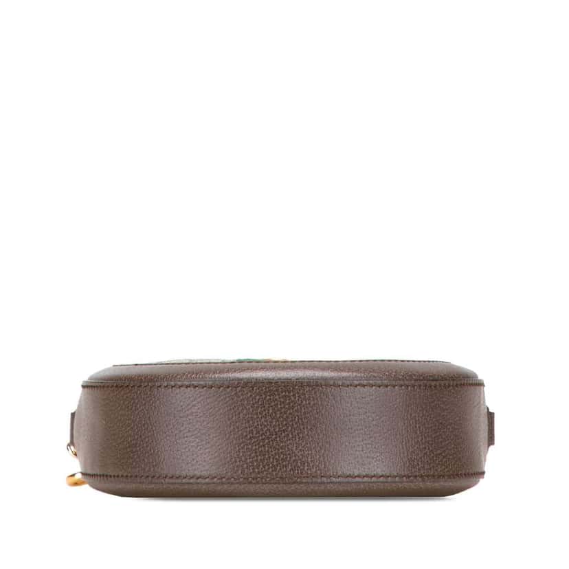 Gucci Mini GG Supreme Round Ophidia Crossbody Brown Canvas Good condition - Inside View