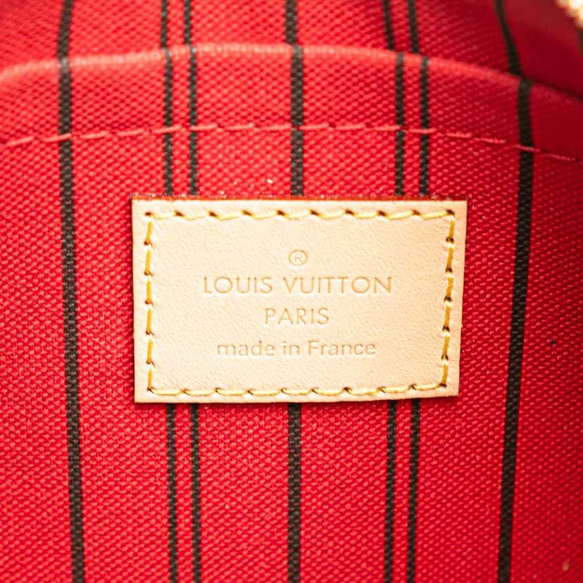 Louis Vuitton Monogram Neverfull Pouch Brown Good condition - Box View