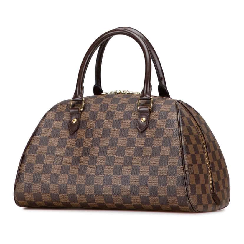Louis Vuitton Damier Ebene Ribera MM Brown Good condition - Back View