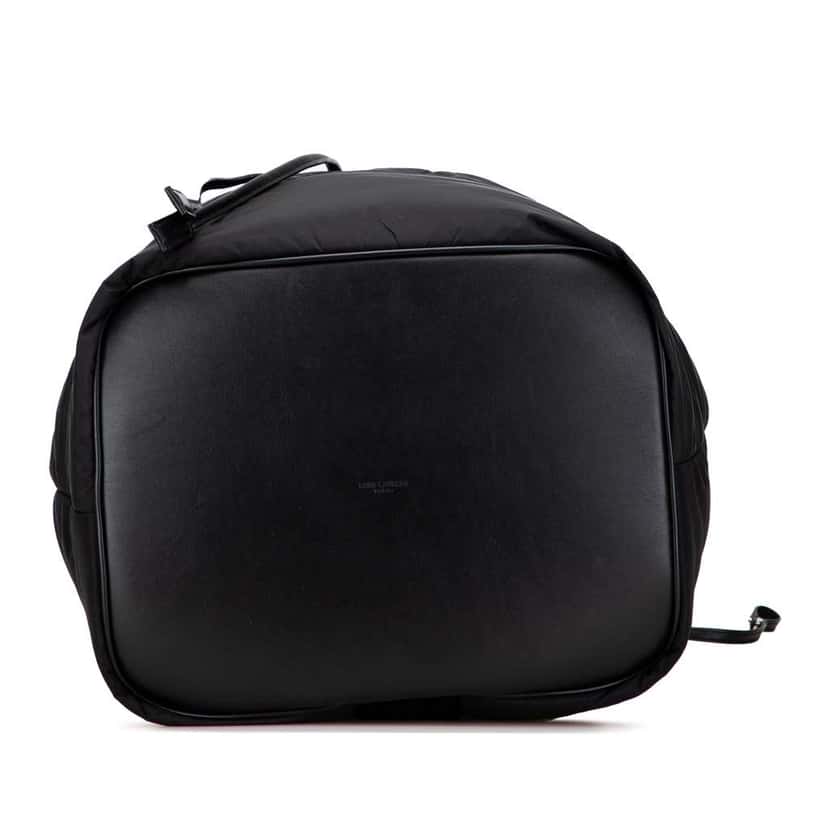 Saint Laurent Nylon Rive Gauche Drawstring Backpack Black Very good condition - Inside View
