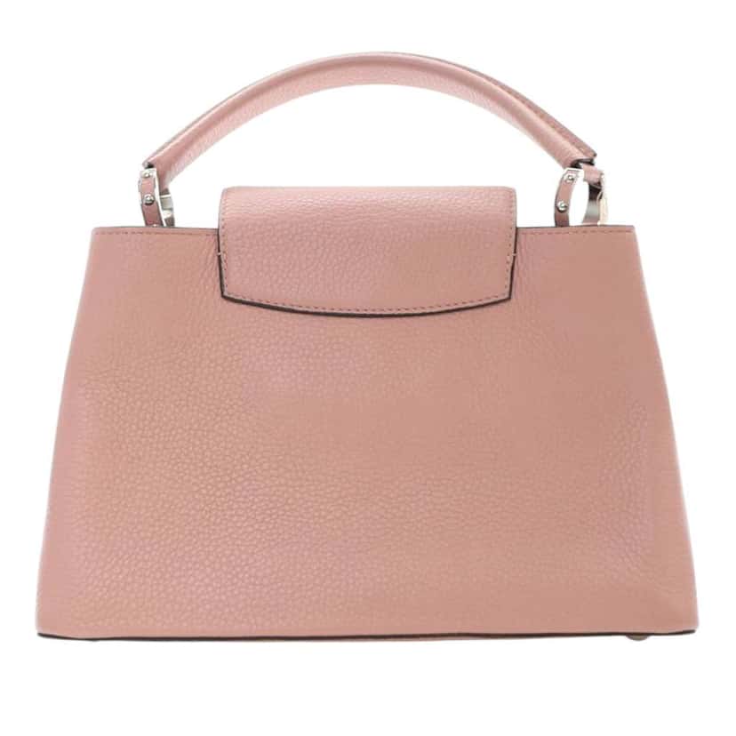 Louis Vuitton Taurillon Capucines PM Pink Leather Good condition - Inside View