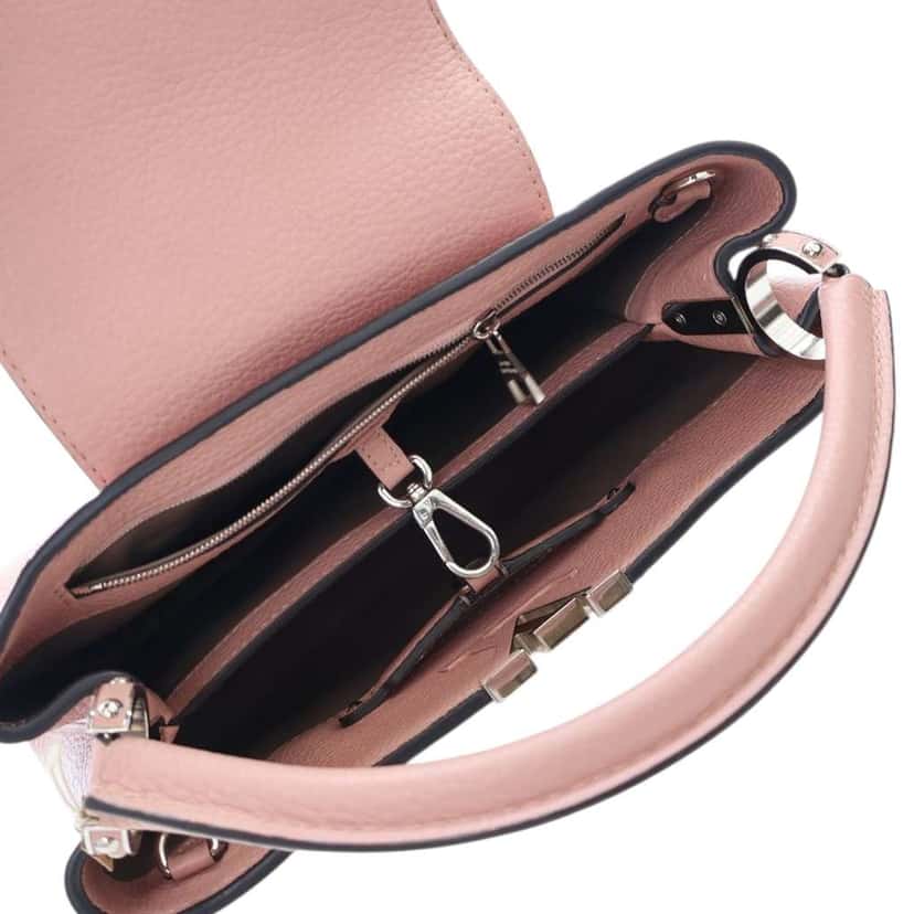 Louis Vuitton Taurillon Capucines PM Pink Leather Good condition - Box View