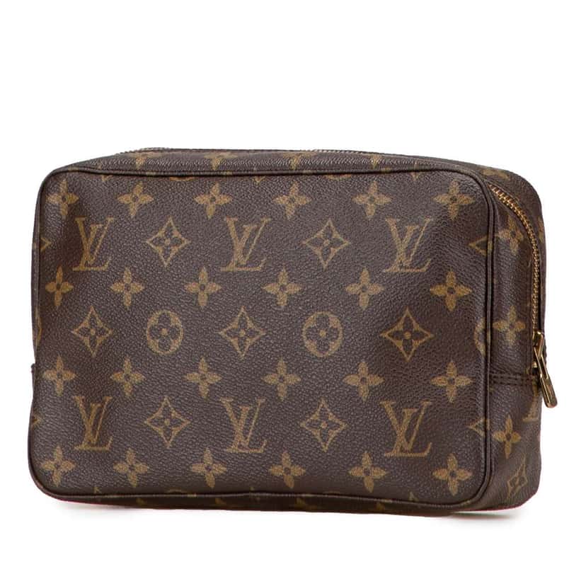 Louis Vuitton Monogram Trousse Toilette 23 Brown Good condition - Back View