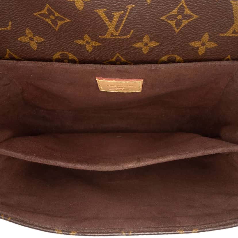 Louis Vuitton Monogram Pochette Metis Brown Good condition - Model View