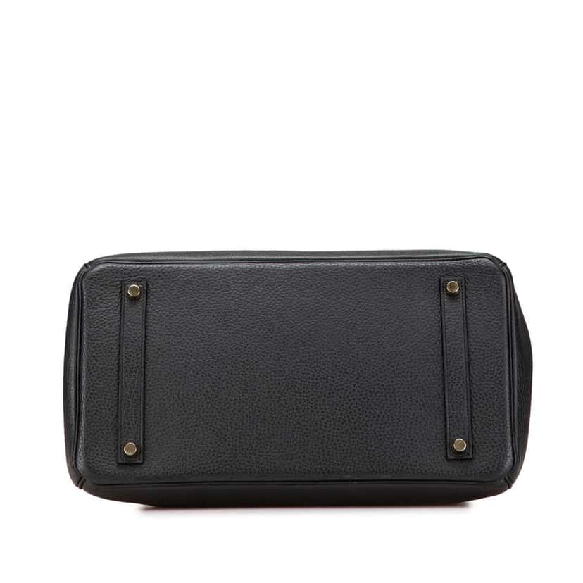 Hermès Togo Birkin Retourne 35 Grey Leather Good condition - Inside View