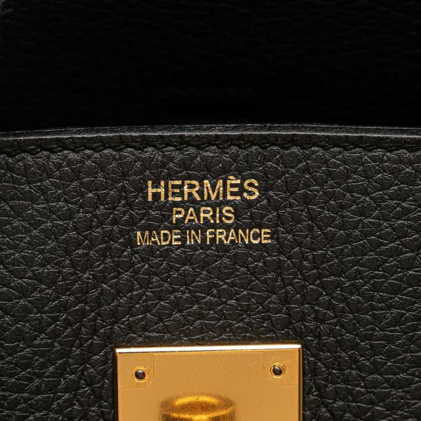 Hermès Togo Birkin Retourne 35 Grey Leather Good condition - Box View