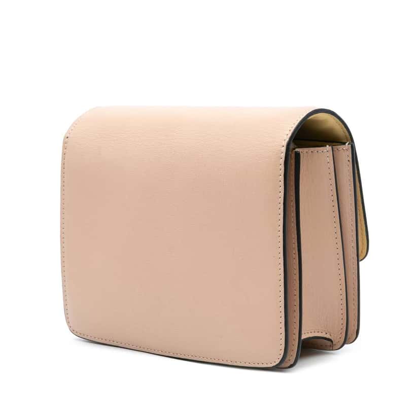 Celine Small Liege Calfskin Classic Box Pink Leather Good condition - Back View