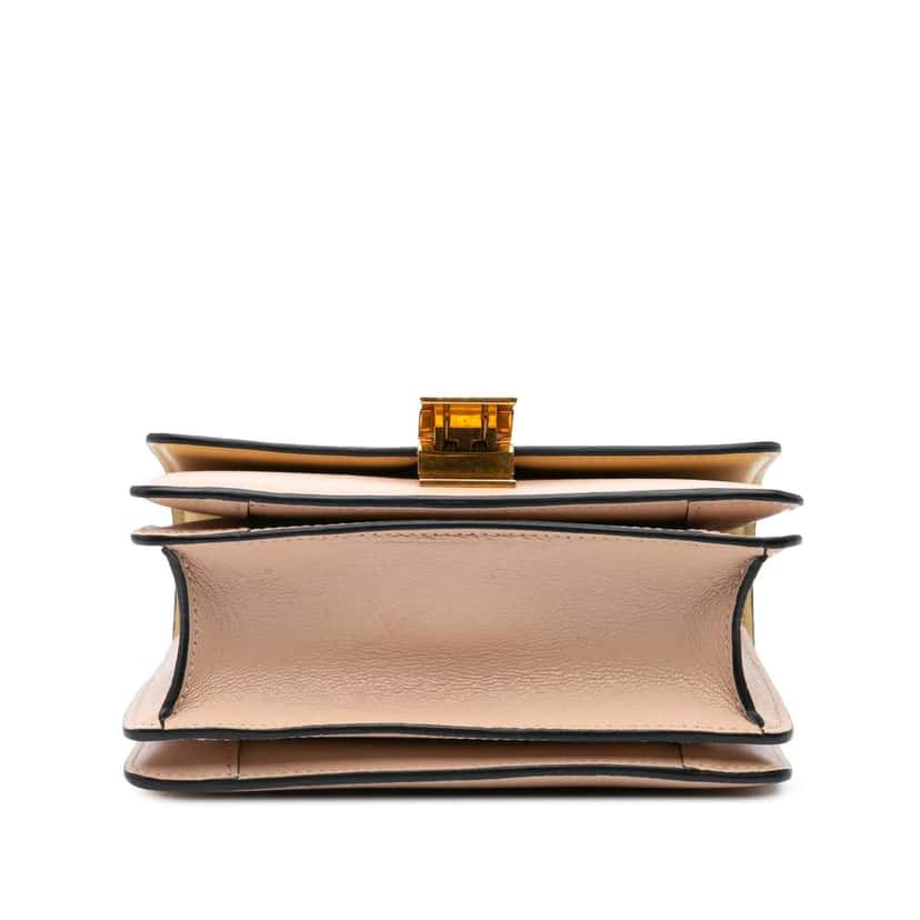 Celine Small Liege Calfskin Classic Box Pink Leather Good condition - Inside View