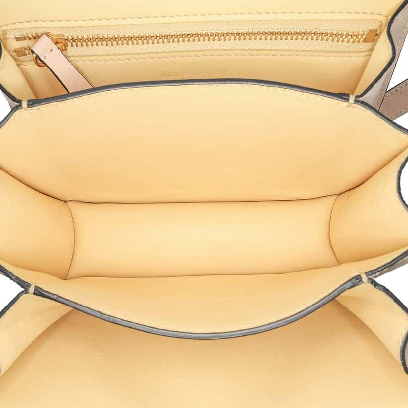 Celine Small Liege Calfskin Classic Box Pink Leather Good condition - Model View