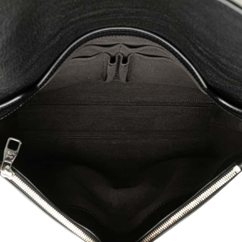 Louis Vuitton Taurillon Serviette Dorian Briefcase Black Leather Good condition - Model View