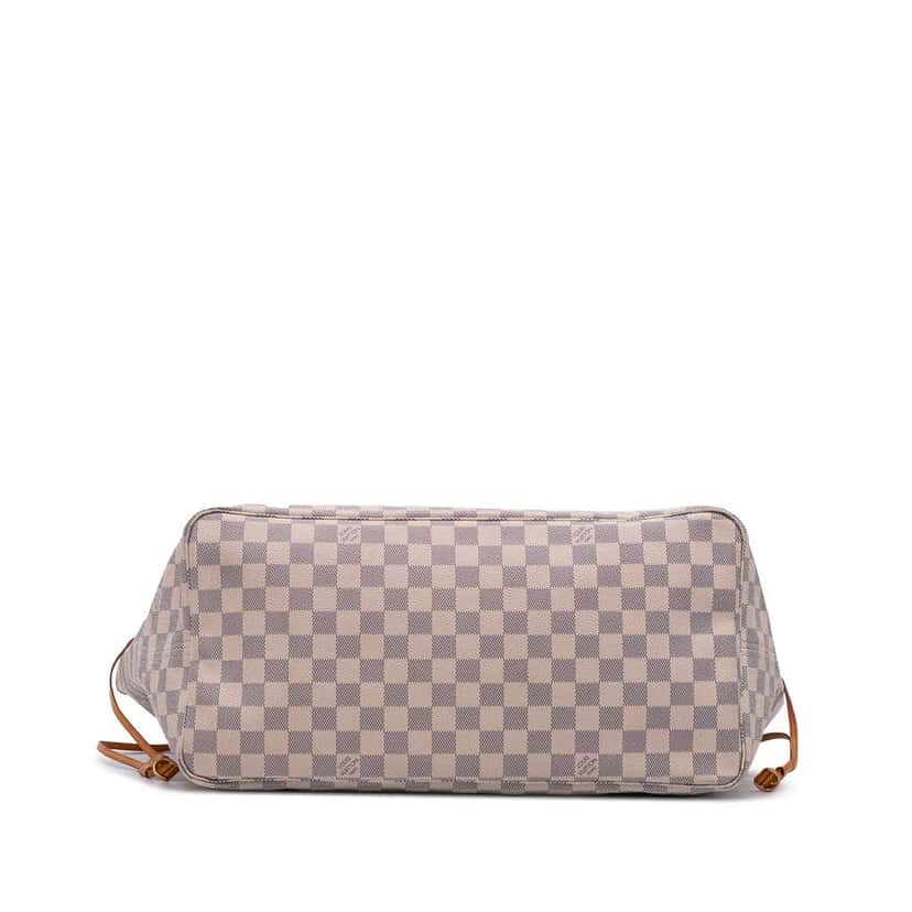 Louis Vuitton Damier Azur Neverfull GM White Canvas Good condition - Inside View