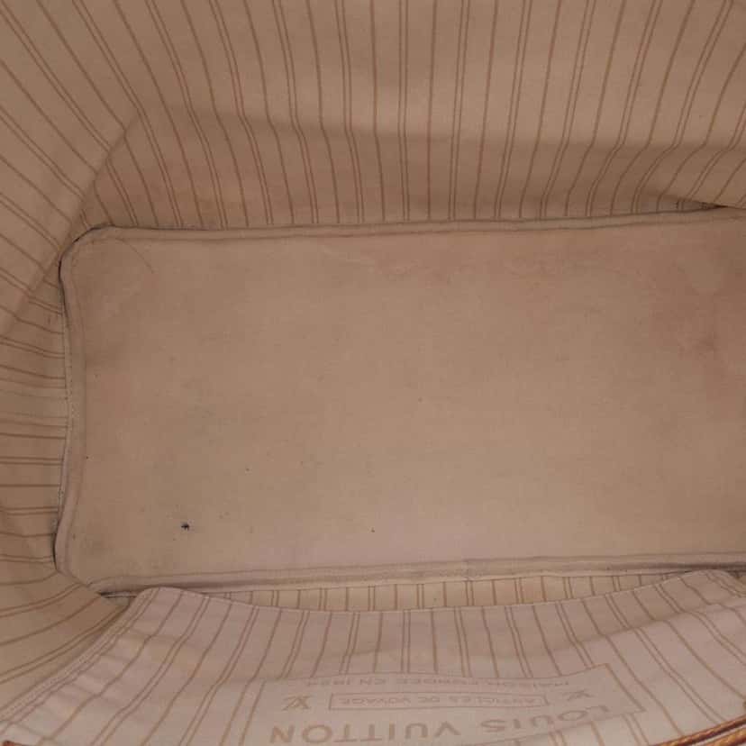 Louis Vuitton Damier Azur Neverfull GM White Canvas Good condition - Model View