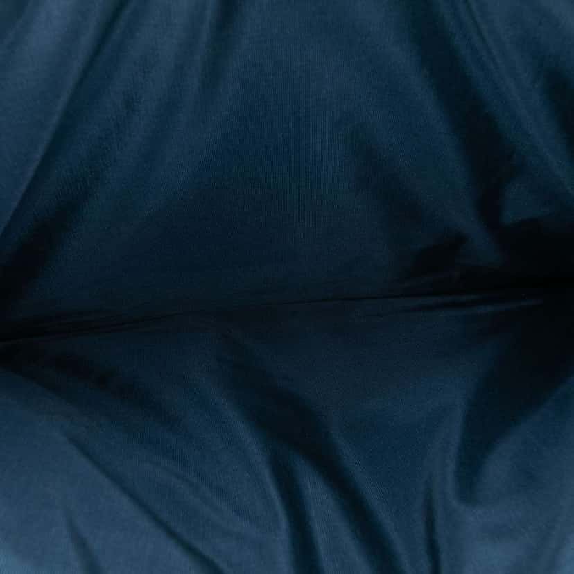 Chanel CC Quilted Lambskin Multi Zip Clutch Blue Leather Good condition - Model View